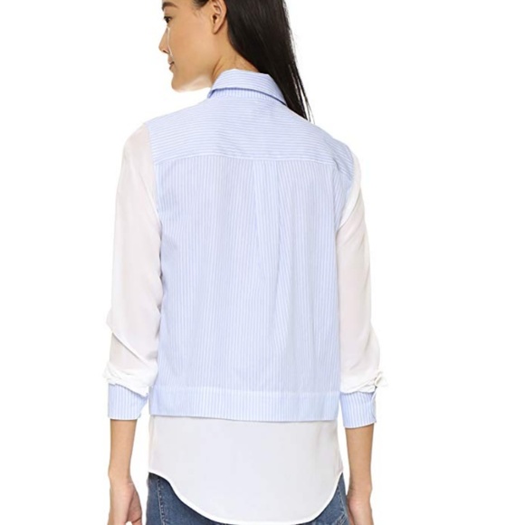 Vince Women's Striped Block Shirt - Picture 2 of 7